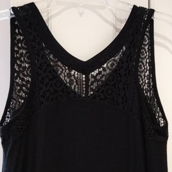 New American Rag Asymmetrical Black Sleeveless Top - Picture 5 of 6